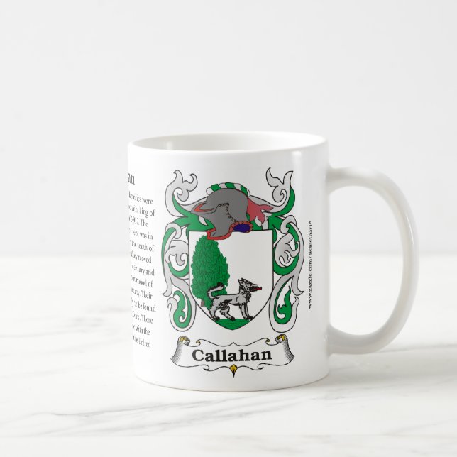 Manteau de famille de Callahan de tasse de bras (Droite)