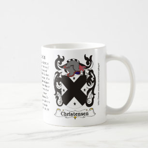 Manteau de famille de Christensen de tasse de bras