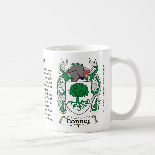 Manteau de famille de Conner de tasse de bras (Droite)