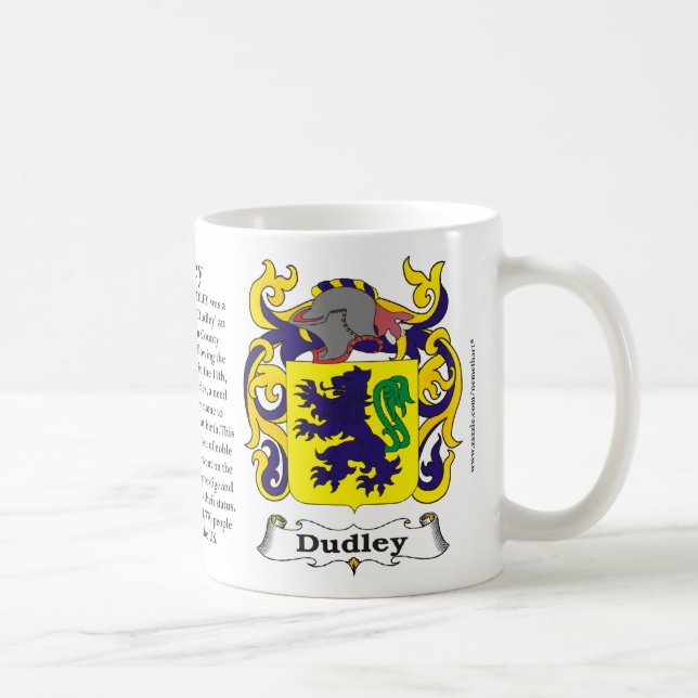 Manteau de famille de Dudley de tasse de bras (Droite)