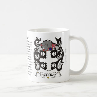 Manteau de famille de Fletcher de tasse de bras