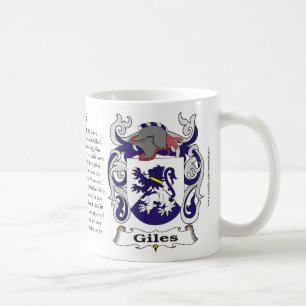 Manteau de famille de Giles de tasse de bras
