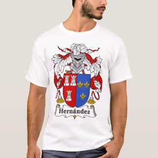 Manteau de famille de Hernandez de T-shirt de bras