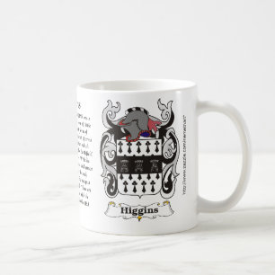 Manteau de famille de Higgins de tasse de bras