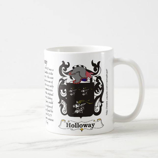 Manteau de famille de Holloway de tasse de bras (Droite)