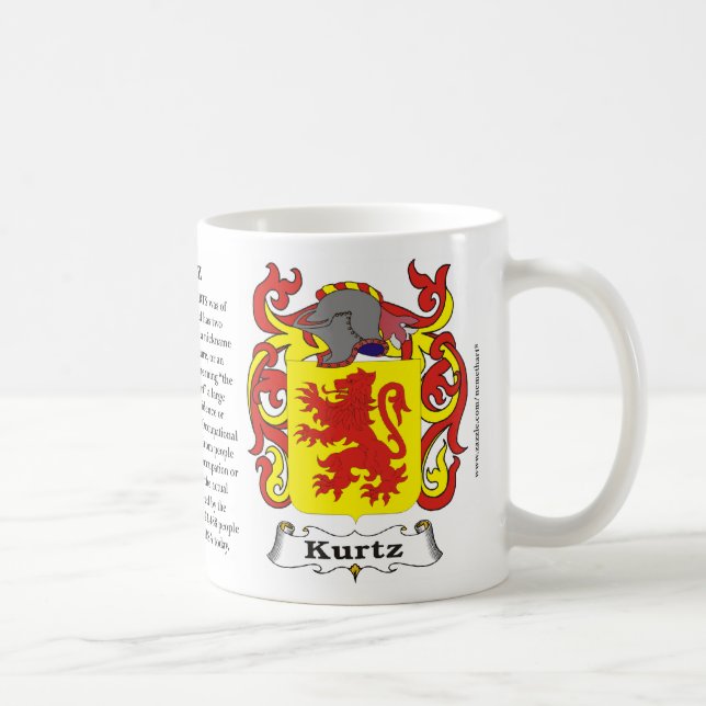 Manteau de famille de Kurtz de tasse de bras (Droite)