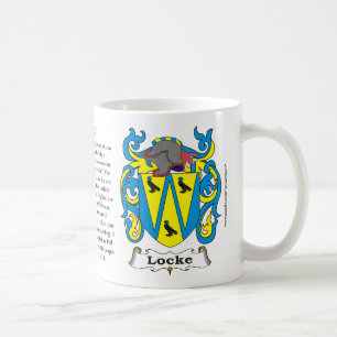 Manteau de famille de Locke de tasse de bras