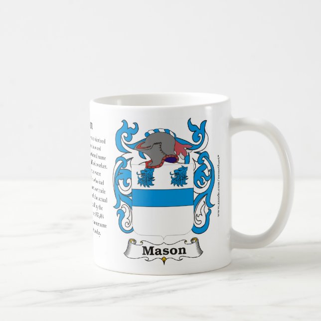 Manteau de famille de maçon de tasse de bras (Droite)