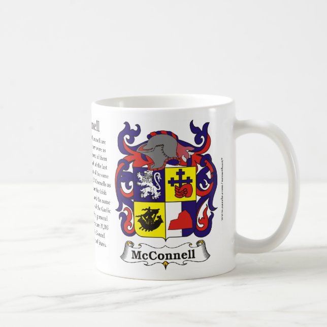 Manteau de famille de McConnell de tasse de bras (Droite)
