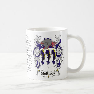 Manteau de famille de McElroy de tasse de bras