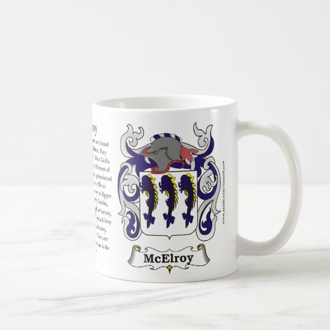 Manteau de famille de McElroy de tasse de bras (Droite)