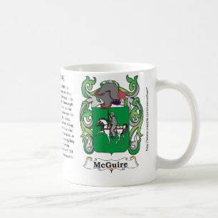 Manteau de famille de McGuire de tasse de bras