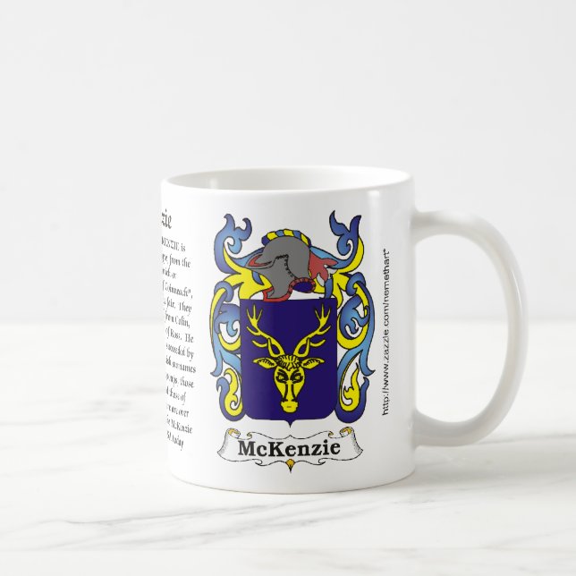 Manteau de famille de McKenzie de tasse de bras (Droite)