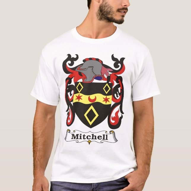 Manteau de famille de Mitchell de T-shirt de bras (Devant)