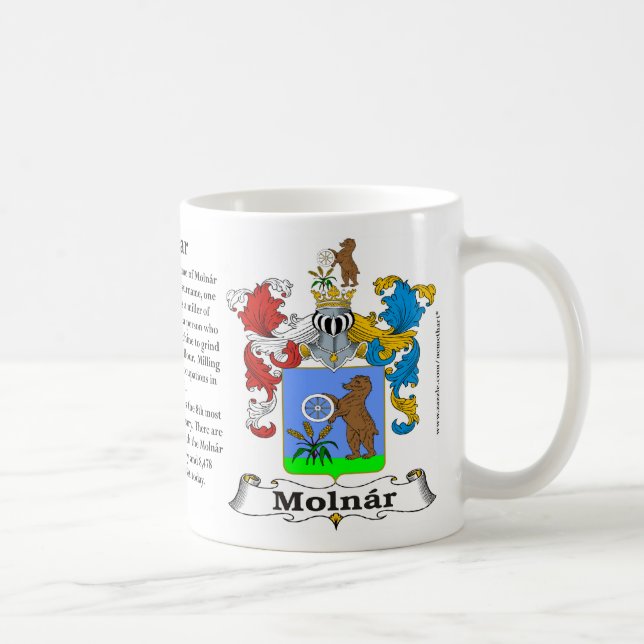 Manteau de famille de Molnar de tasse de bras (Droite)