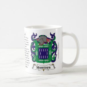 Manteau de famille de Montoya de tasse de bras