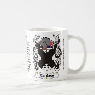 Manteau de famille de Morrison de tasse de bras