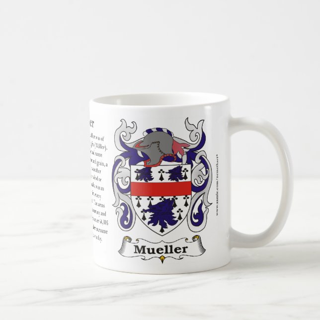 Manteau de famille de Mueller de tasse de bras (Droite)