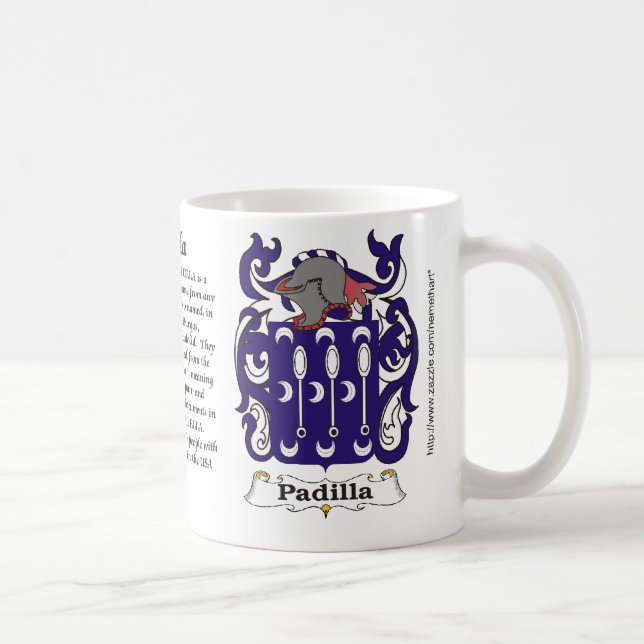 Manteau de famille de Padilla de tasse de bras (Droite)