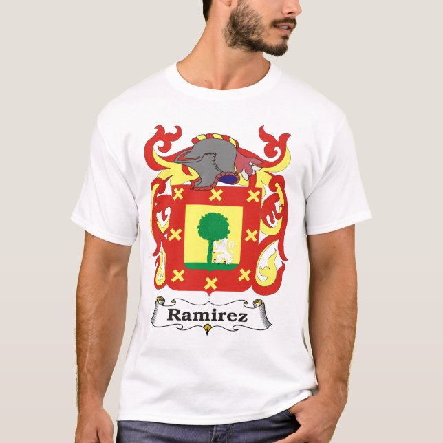 Manteau de famille de Ramirez de T-shirt de bras (Devant)