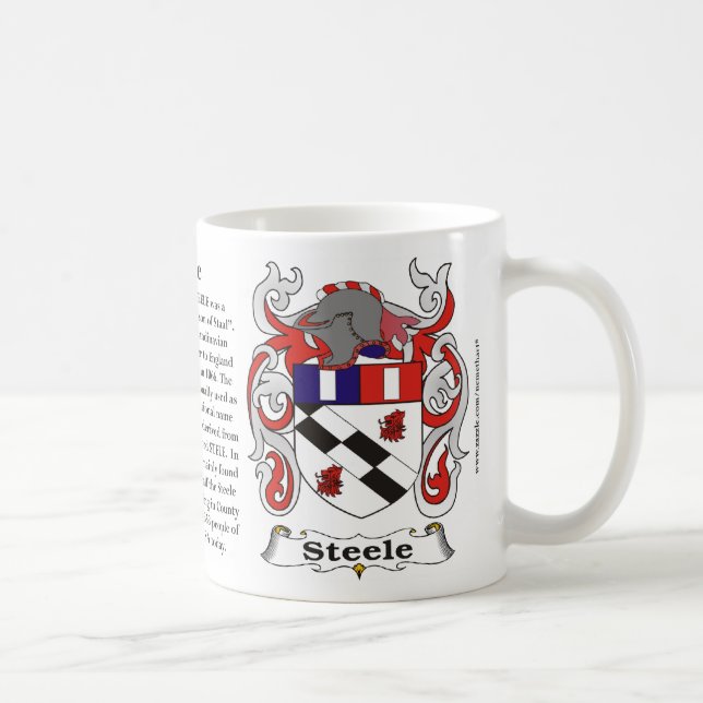 Manteau de famille de Steele de tasse de bras (Droite)