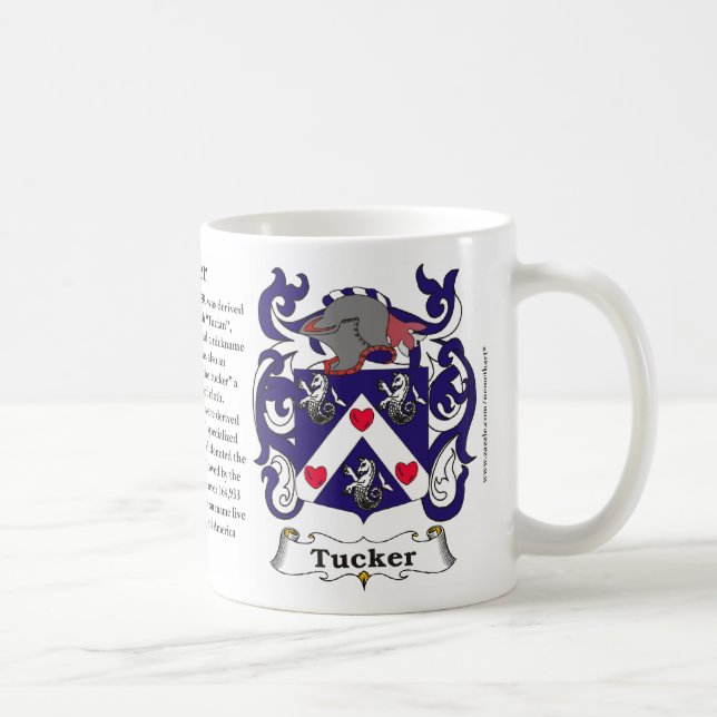 Manteau de famille de Tucker de tasse de bras (Droite)