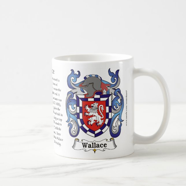 Manteau de famille de Wallace de tasse de bras (Droite)