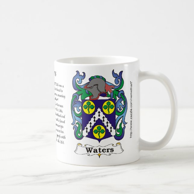 Manteau de famille des eaux de tasse de bras (Droite)