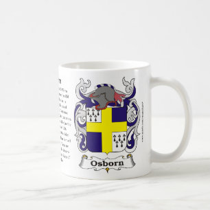Manteau de famille d'Osborn de tasse de bras