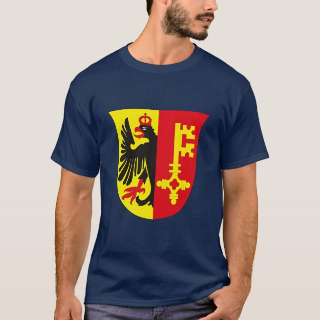 Manteau de Genève de T-shirt de bras (Devant)