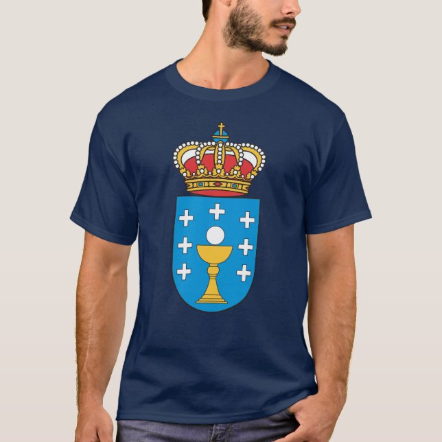 Manteau de la Galicie de T-shirt de bras (Devant)
