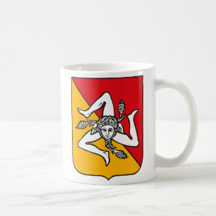 Manteau de la Sicile de tasse de bras