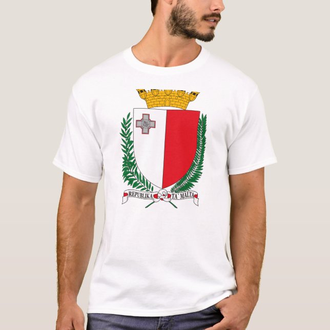 Manteau de Malte de T-shirt de bras (Devant)