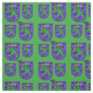 Manteau de St Urho de tissu vert pourpre de bras