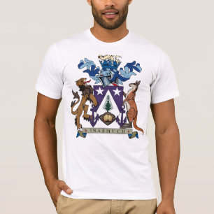 Manteau des Îles Norfolk de T-shirt de bras