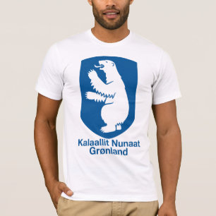 Manteau du Groenland de T-shirt de bras