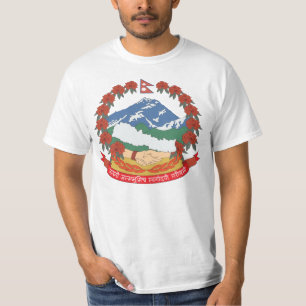 Manteau du Népal de T-shirt de bras