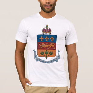 Manteau du Québec de T-shirt de bras (alternative
