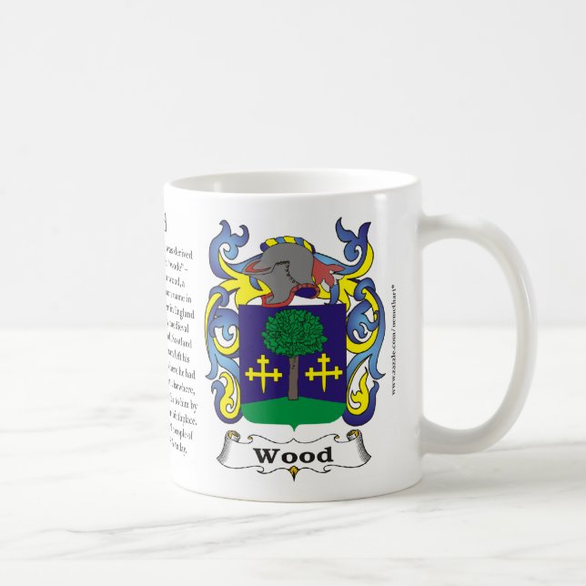 Manteau en bois de famille de tasse de bras (Droite)