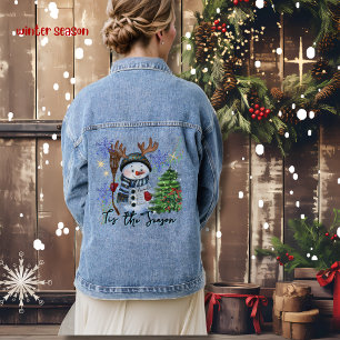 Manteau en jean de Noël Enchanté Pays des Merveill