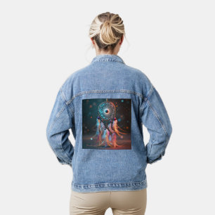 Manteau en jean Magique Attrape-Rêves - Bohème Chi