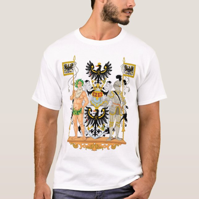 Manteau est de la Prusse de T-shirt de bras (Devant)