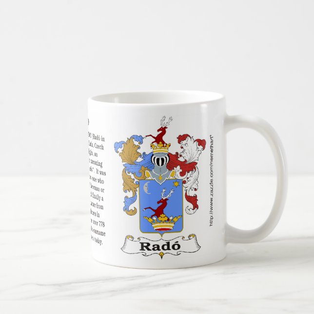 Manteau hongrois de famille de Rado de tasse de (Droite)