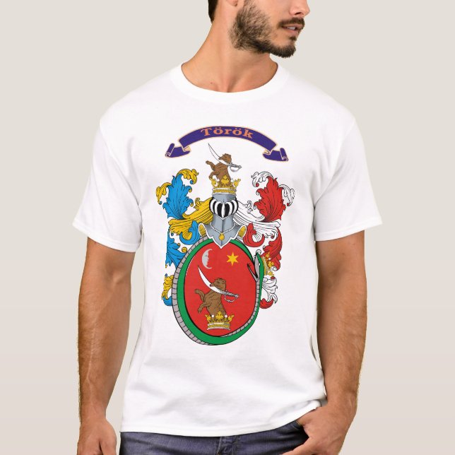 Manteau hongrois de famille de Torok de T-shirt de (Devant)