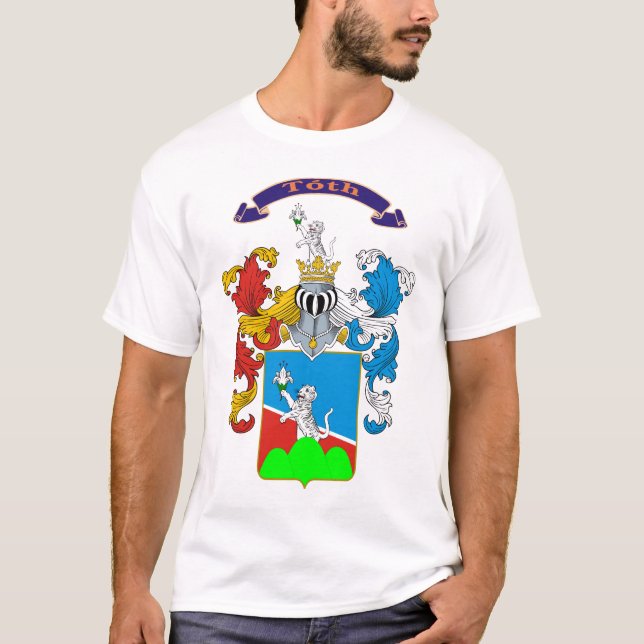 Manteau hongrois de famille de Toth de T-shirt de (Devant)