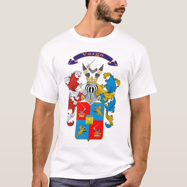 Manteau hongrois de famille de Varga de T-shirt de (Devant)