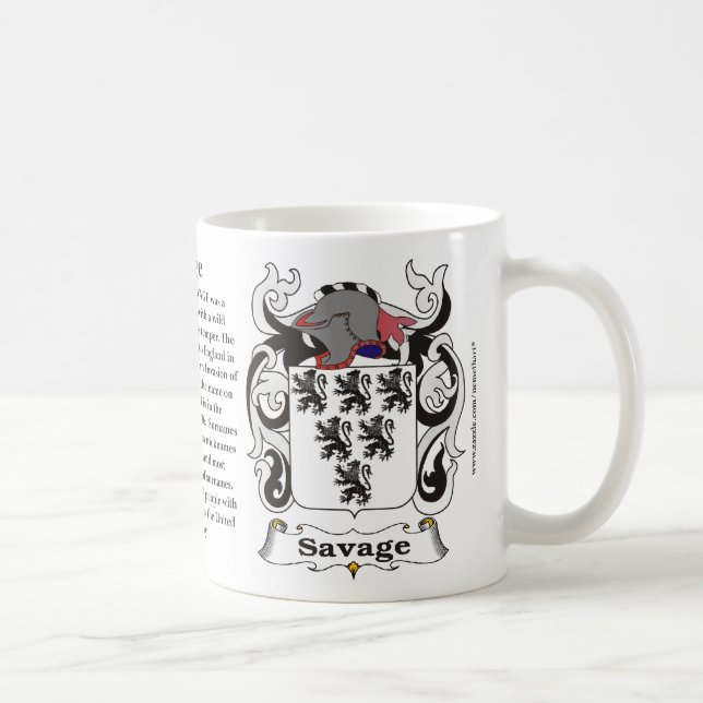 Manteau sauvage de famille de tasse de bras (Droite)