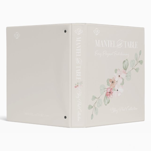 Mantel and Table Blog Post 3 Classeur anneau (Arrière-plan)