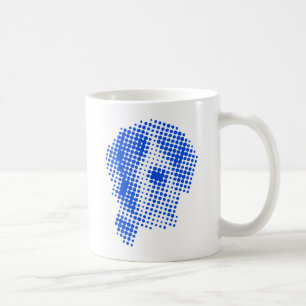 Manteldogge abstract coffee mug