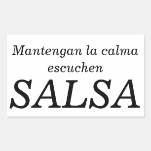 mantengan la calma sticker